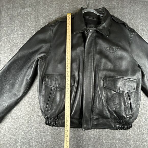Oxford Leather Shop Type A-2 Flight Bomber Jacket Men's Sz 50 XL USAF Insulated - Picture 12 of 13